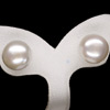 12.64 Ct. Incredible Natural White Pearl Silver Earring