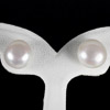 10.91 Ct. Nice Natural White Pearl Silver Earring China