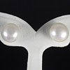 12.49 Ct. Nice Natural White Pearl Silver Earring China
