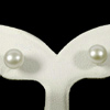 12.32 Ct. Cute Natural White Color Pearl Silver Earring