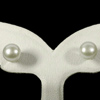12.36 Ct. Cute Natural White Color Pearl Silver Earrings