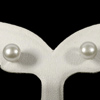 12.32 Ct. Cute Natural White Color Pearl Silver Earring