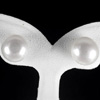 11.56 Ct. Cute Natural White Color Pearl Silver Earring