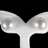 14.21 Ct Cute Natural White Color Pearl Silver Earrings