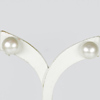 13.80 Ct Cute Natural White Color Pearl Silver Earrings