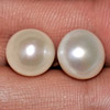 12.53 Ct Nice Natural White Color Pearl Silver Earrings 12.53 Ct Nice Natural White Color Pearl Silver Earrings