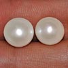 15.10 Ct Nice Natural White Color Pearl Silver Earrings 15.10 Ct Nice Natural White Color Pearl Silver Earrings