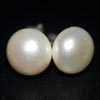 13.43 Ct. Alluring Natural White Pearl Silver Earrings