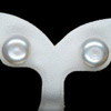 13.31 Ct. Charming Natural White Pearl Silver Earrings