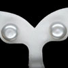 14.66 Ct. Charming Natural White Pearl Silver Earrings