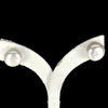 13.55 Ct. Natural White Pearl Silver Earring Unheated From Thailand