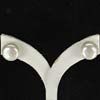 13.00 Ct. Amazing Natural White Pearl Silver Earring Unheated Thailand