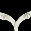 13.45 Ct. Natural White Pearl Silver Earring Unheated From Thailand