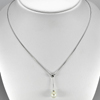 Length 18 Inch. 4.05 G. Wonderful Natural White Pearl Sterling Silver Necklace