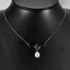 5.00 G. Sterling Silver 925 Necklace Length 9.5 Inch. Natural White Pearl