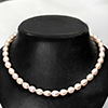 Natural Peach Pink Pearl 204.56 Ct. Fancy Cabochon Beads Strand Length 17 Inch.