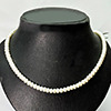 Natural White Pearl 117.62 Ct. Fancy Cabochon Beads Strand Length 16.5 Inch.