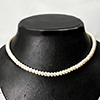 Natural White Pearl 118.73 Ct. Fancy Cabochon Beads Strand Length 16.5 Inch.