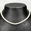 Natural White Pearl 116.00 Ct. Fancy Cabochon Beads Strand Length 16.5 Inch.