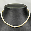 Natural White Pearl 112.29 Ct. Fancy Cabochon Beads Strand Length 16 Inch.