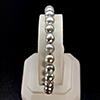 Bracelet Jewelry Multi Color Natural Pearl 12.92G. 952 Sterling Silver Magnet Set  Length 6.5 Inch.