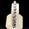 Bracelet Jewelry Multi Color Natural Pearl 12.30G. 952 Sterling Silver Magnet Set  Length 6.5 Inch.