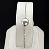 Multi Color White Natural Pearl 1.46 Grams With Platinum Bracelet Jewelry Length 6 Inch.