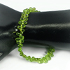 Unheated 69.85 Ct. Briolette Natural Gemstones Green Peridot Beads Length 9 Inch