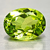 Natural Green Peridot 2.19 Ct. Good Cutting Oval Shape 7 x 9 Mm. Gemstone