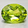 Natural Green Peridot 1.75 Ct. Good Cutting Oval Shape 7 x 9 Mm. Gemstone
