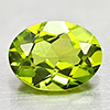 Natural Gemstone Green Peridot 1.27 Ct. VVS. Oval Shape Size 8 x 6 Mm. Unheated