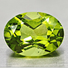 Natural Green Peridot 1.23 Ct. Oval Shape Size 8 x 6 Mm. Gemstone Unheated