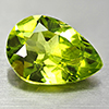 Natural Green Peridot Unheated 1.87 Ct. Pear Shape 9.9 x 6.9 Mm. Gemstone