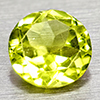 Natural Green Peridot 0.82 Ct. Round Shape 6 Mm Gemstone From Pakistan