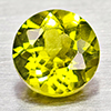 Natural Green Peridot 0.59 Ct. Round Shape 5 Mm Gemstone From Pakistan
