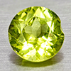 Natural Green Peridot 0.53 Ct. Round Shape 4.9 Mm Gemstone From Pakistan