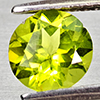 Natural Green Peridot 1.12 Ct. Round Shape 6.7 Mm Gemstone From Pakistan