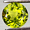 Natural Green Peridot 1.82 Ct. Round Shape 7.1 Mm Gemstone From Pakistan