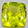 Natural Green Peridot 1.33 Ct. Cushion Shape 7.2 x 7.1 Mm Gemstone From Pakistan