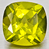 Natural Green Peridot 1.52 Ct. Cushion Shape 7.2 Mm Gemstone From Pakistan