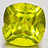 Natural Green Peridot 1.66 Ct. Cushion Shape 7 Mm Gemstone From Pakistan