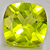 Natural Green Peridot 1.31 Ct. Cushion Shape 7 Mm Gemstone From Pakistan
