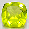 Natural Green Peridot 1.38 Ct. Cushion Shape 7.2 Mm Gemstone From Pakistan