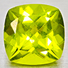 Natural Green Peridot 1.52 Ct. Cushion Shape 7.1 Mm Gemstone From Pakistan