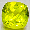 Natural Green Peridot 1.63 Ct. Cushion Shape 7.1 Mm Gemstone From Pakistan