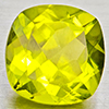 Natural Green Peridot 1.67 Ct. Cushion Shape 7.1 Mm Gemstone From Pakistan