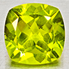Natural Green Peridot 1.63 Ct. Cushion Shape 7.1 Mm Gemstone From Pakistan