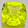 Natural Green Peridot 1.10 Ct. Cushion Shape 7 Mm Gemstone From Pakistan