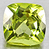 Natural Green Peridot 1.10 Ct. Cushion Shape 6 Mm Gemstones From Pakistan