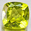 Natural Green Peridot 1.12 Ct. Cushion Shape 6.1 Mm Gemstones From Pakistan